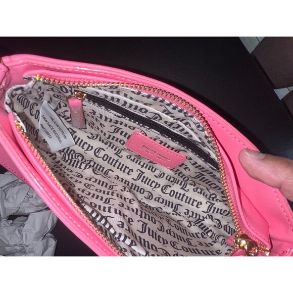 Juicy Couture Pink Lemonade Bling Shoulder Bag NEW - Picture 6 of 6